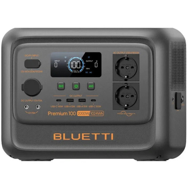 Фото - Зарядная станция универсальная Bluetti Premium 100 V2 Portable Power Station 2000W/1024Wh (PR100V2)