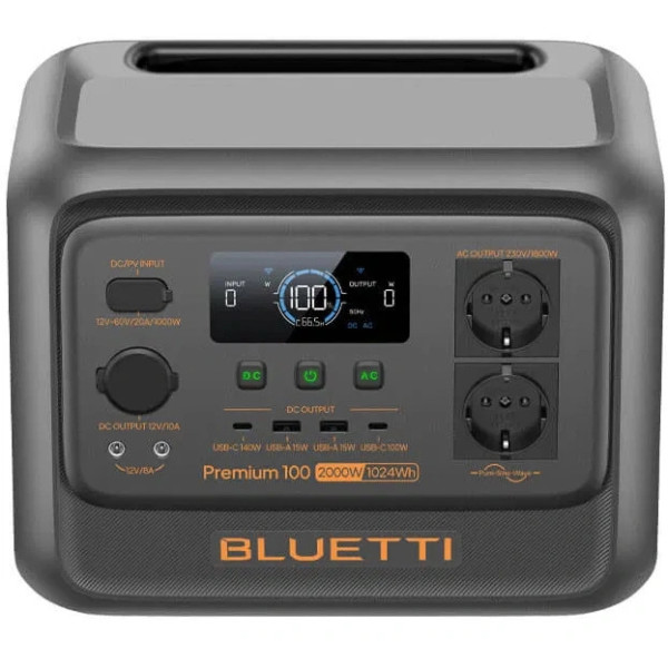 Фото - Зарядная станция универсальная Bluetti Premium 100 V2 Portable Power Station 2000W/1024Wh (PR100V2)