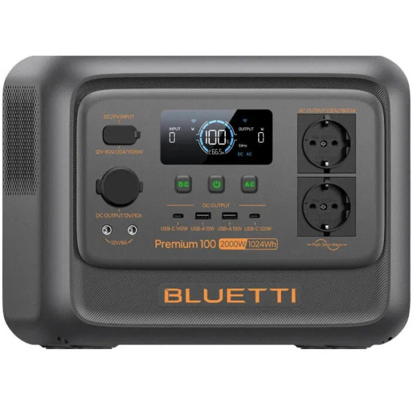 Фото - Зарядная станция универсальная Bluetti Premium 100 V2 Portable Power Station 2000W/1024Wh (PR100V2)