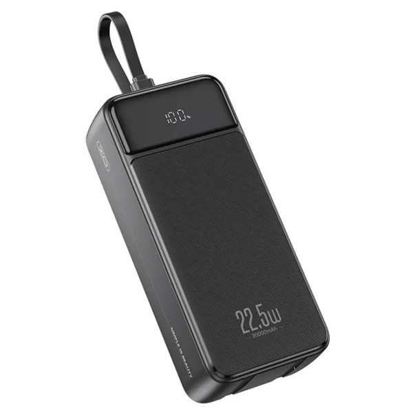Фото - Батарея мобильная XO PR276 30000mAh 22.5W Black