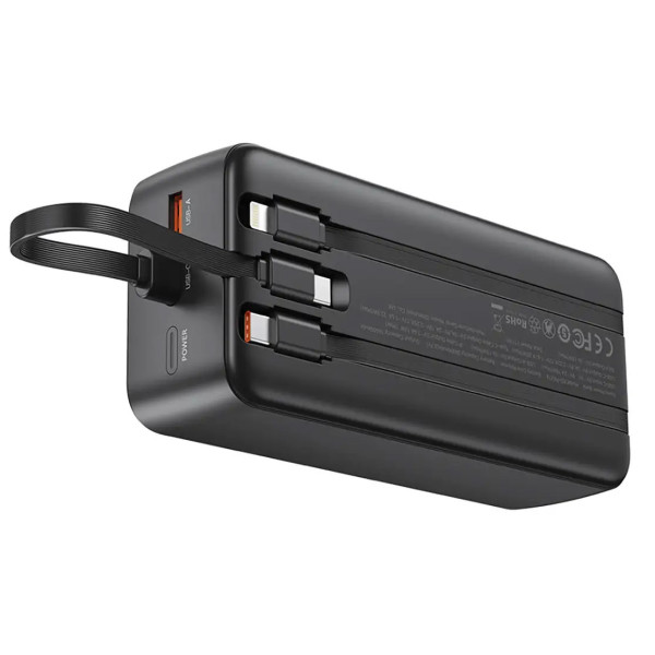 Фото - Батарея мобильная XO PR276 30000mAh 22.5W Black
