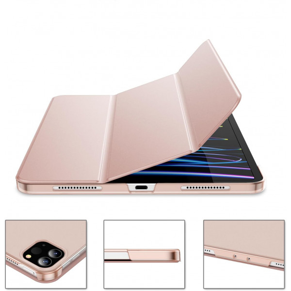 Фото - Чехол для планшета BeCover Tri Fold Hard for Apple iPad Pro 12.9 2020/2021/2022 Pink (711721)