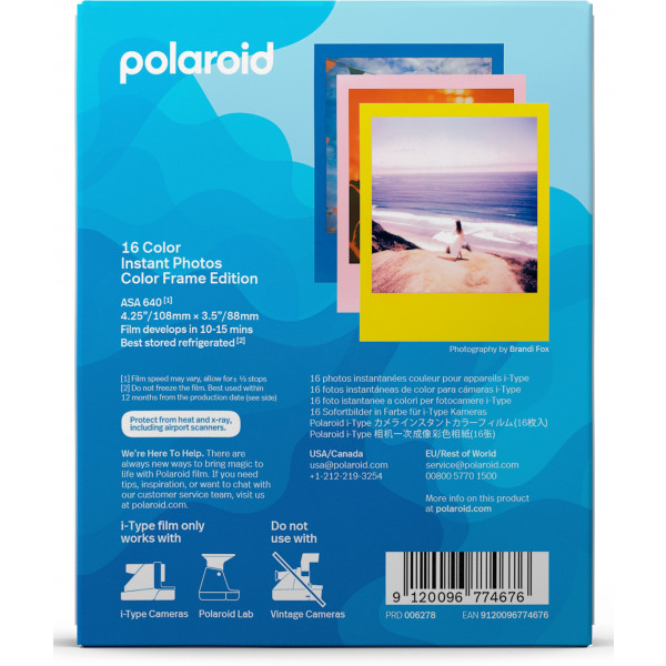 Фото - Фотоплёнка Polaroid Color film for iType  Summer Edition Double Pack (6278)
