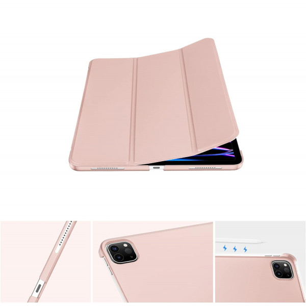 Фото - Чехол для планшета BeCover Tri Fold Hard for Apple iPad Pro 12.9 2020/2021/2022 Pink (711721)