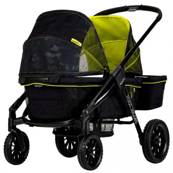 Фото - Коляска для двойни прогулочная Evenflo Pivot Xplore All-Terrain Stroller Wagon Wayfarer (32884198245)