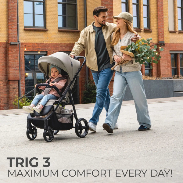 Фото - Коляска прогулочная Kinderkraft Trig 3 Granite Grey (KSTRIG03GRY0000)