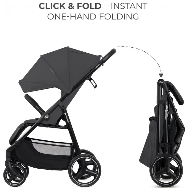Фото - Коляска прогулочная Kinderkraft Trig 3 Granite Grey (KSTRIG03GRY0000)