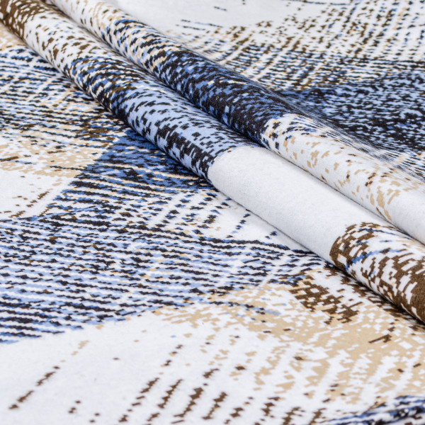 Фото - Комплект постельного белья Home Line синяя графика (182765)