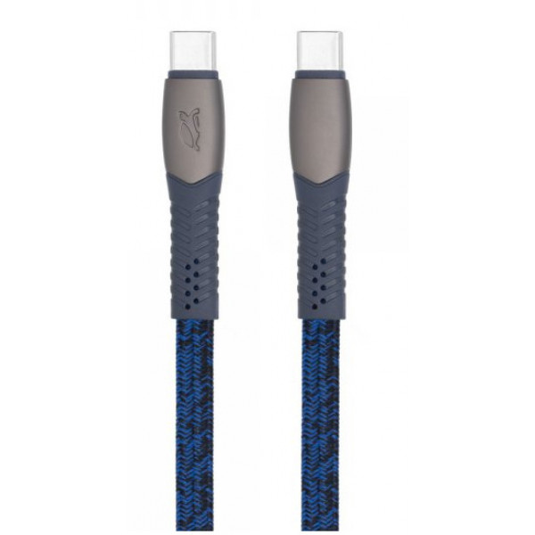 Фото - Кабель синхронизации данных RIVACASE USB 2.0 Type-C/Type-C (PS6105 BL12)