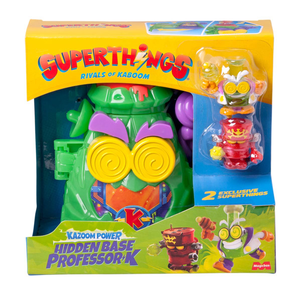 Фото - Коллекционные фигурки набор SuperThings серии Kazoom Power - СКРЫТАЯ БАЗА ПРОФЕССОРА К (PSTSP112IN250)