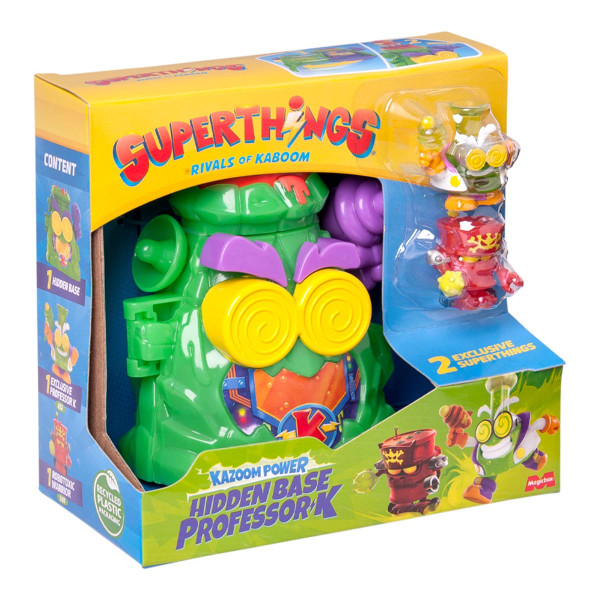 Фото - Коллекционные фигурки набор SuperThings серии Kazoom Power - СКРЫТАЯ БАЗА ПРОФЕССОРА К (PSTSP112IN250)