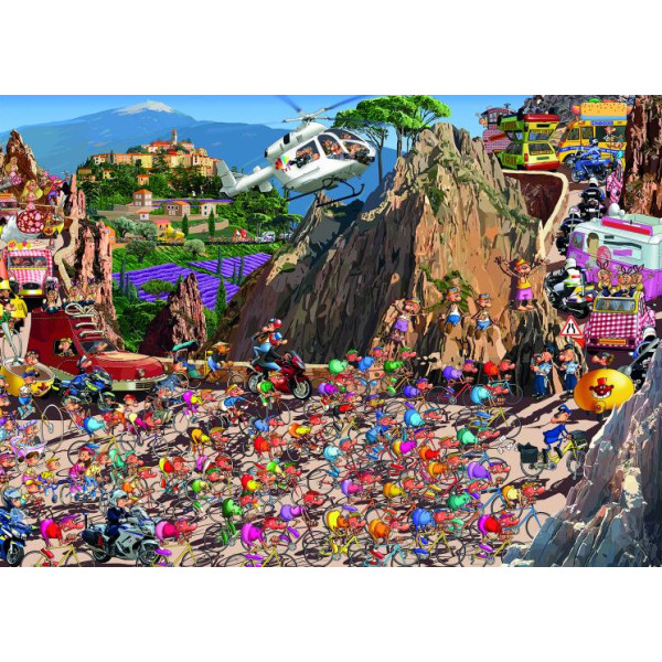 Фото - Пазлы (8+) Piatnik Велогонки 1000 эл. (PT-548246)