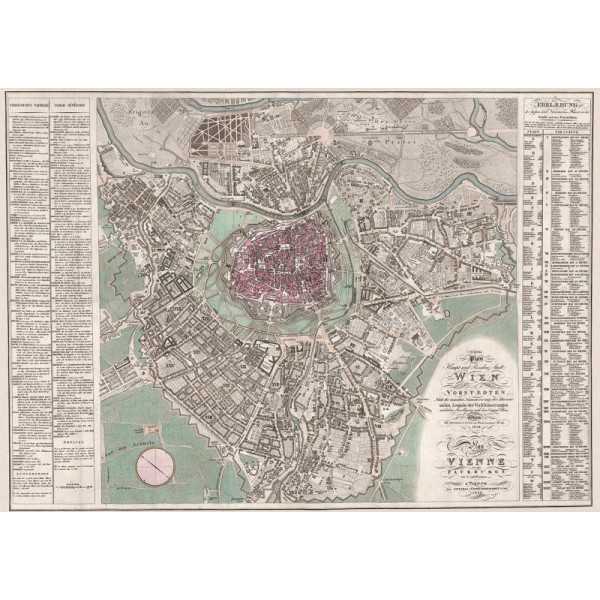 Фото - Пазлы (8+) Piatnik Карта Вены 1824 1000 эл. (PT-559440)