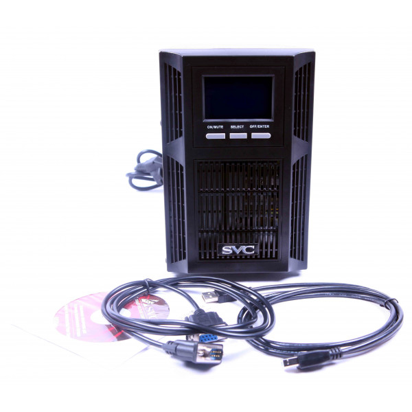 Фото - Источник бесперебойного питания SVC 1000VA (PT-1KS-LCD)