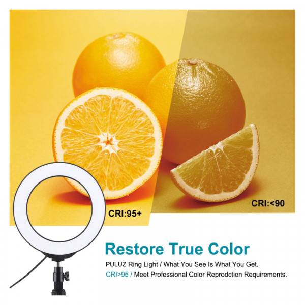 Фото - Набор для блогера Puluz USB RGBW LED Lamp 4.7'' PKT3049B + настольный штатив