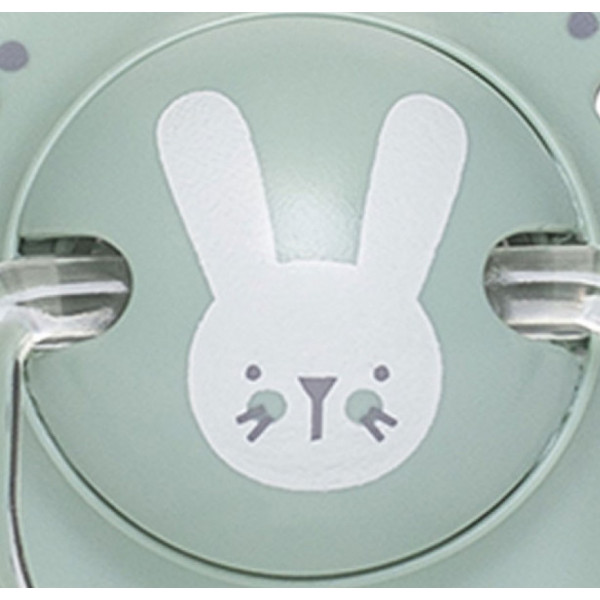 Фото - Анатомическая пустышка Suavinex 18+ месяцев Hygge: Уютные истории, бирюзовый зайчик (306580)