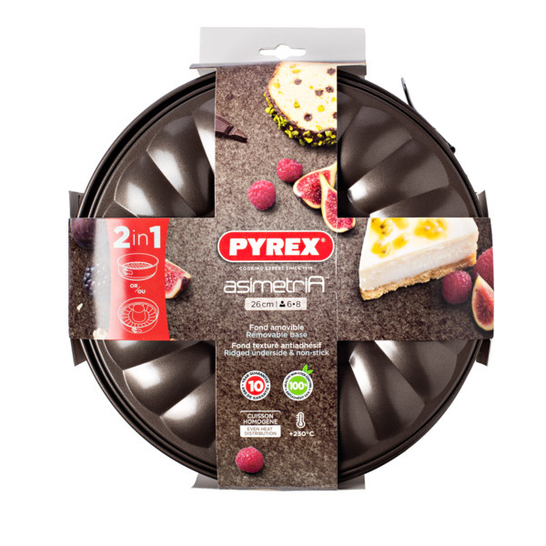 Фото - Форма для выпечки Pyrex Asimetria 2в1 (кекс + пирог) 26 см (AS26DT0)