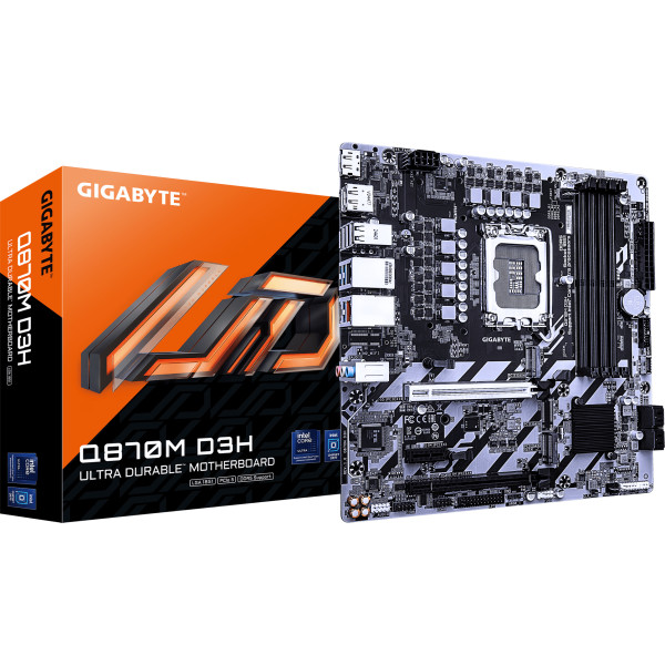 Фото - Материнская плата Gigabyte Q870M D3H DDR5