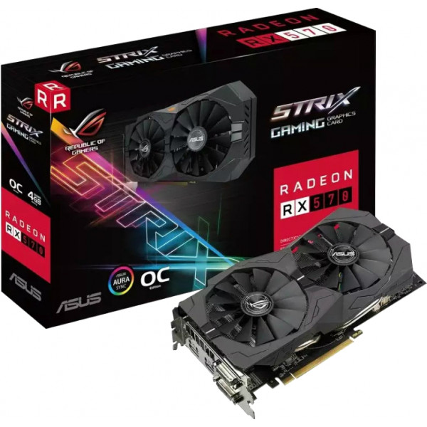Фото - Видеокарта Asus AMD Radeon RX 570 4GB DDR5 GAMING OC (STRIX-RX570-O4G-GAMING)