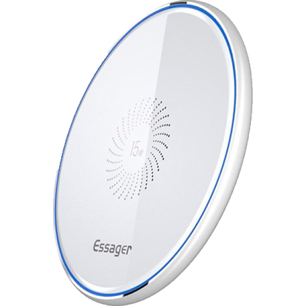 Фото - Беспроводное зарядное устройство Essager Desktop QI Magnetic Wireless Phone Charger 15W White (EWXZMX-JMB02)