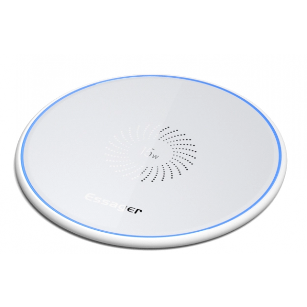 Фото - Беспроводное зарядное устройство Essager Desktop QI Magnetic Wireless Phone Charger 15W White (EWXZMX-JMB02)