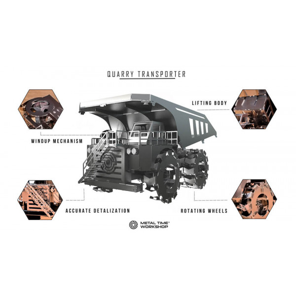 Фото - Металлический конструктор Metal Time Quarry Transporter (MT014)