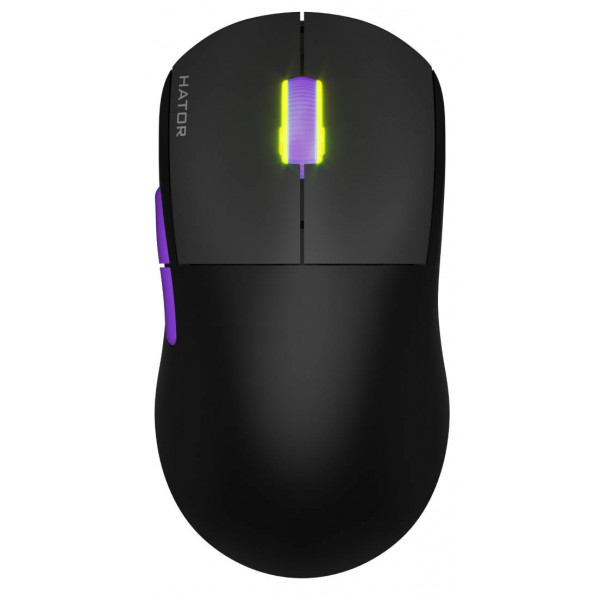 Фото - Мышь беспроводная игровая Hator Quasar 2 Ultra 4K Wireless/Bluetooth/USB Black-Lilac (HTM570BL)