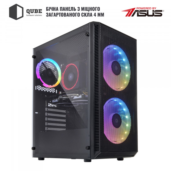 Фото - Системный блок QUBE QB Ryzen 3 3100 GTX 1660 SUPER 6GB 81 (Ryzen33100GTX1660SUPER6GB81)