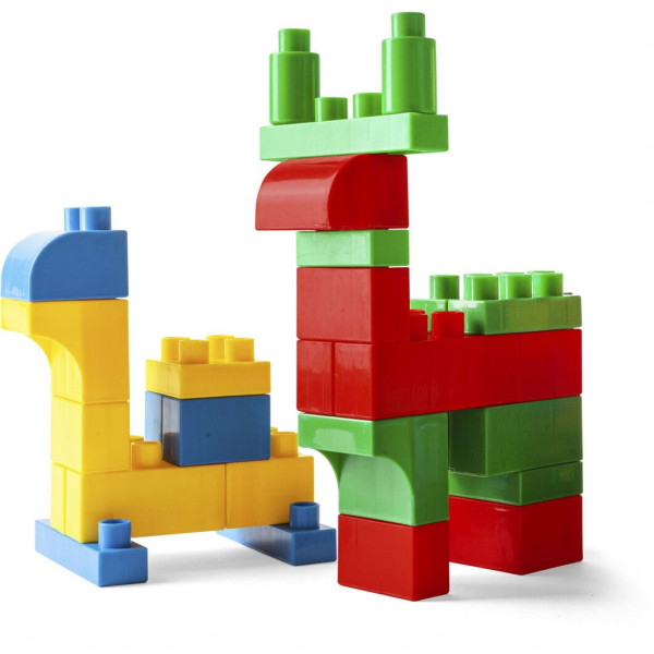 Фото - Пластиковый конструктор для малышей Wader Kids Blocks 50 эл. (41294)