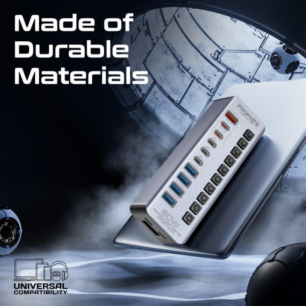 Фото - Хаб USB Promate gegatower-60w