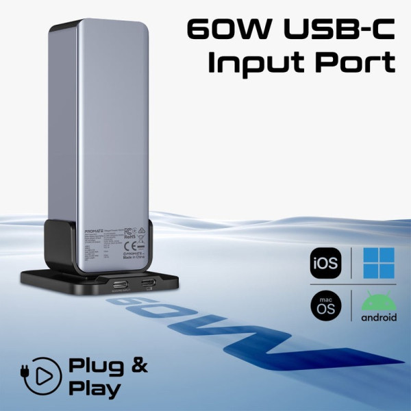Фото - Хаб USB Promate gegatower-60w