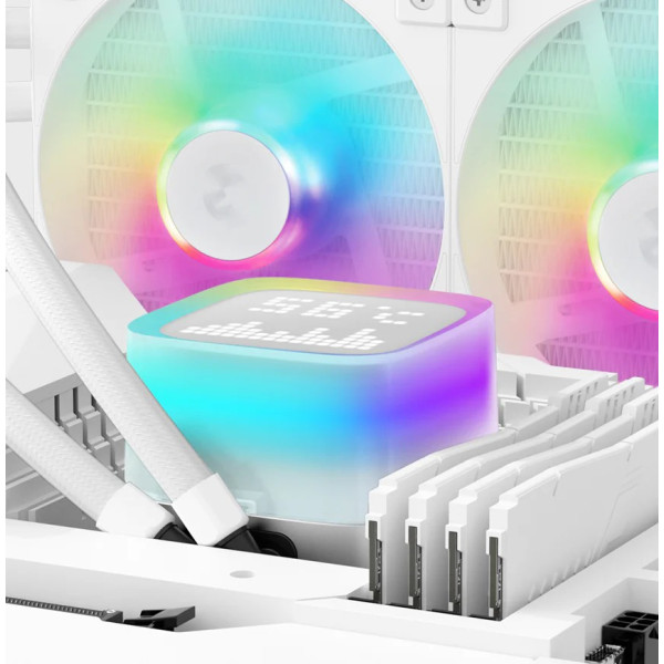 Фото - Водяная система охлаждения Deepcool LP240 ARGB White (R-LP240-WHMSMC-G-1)