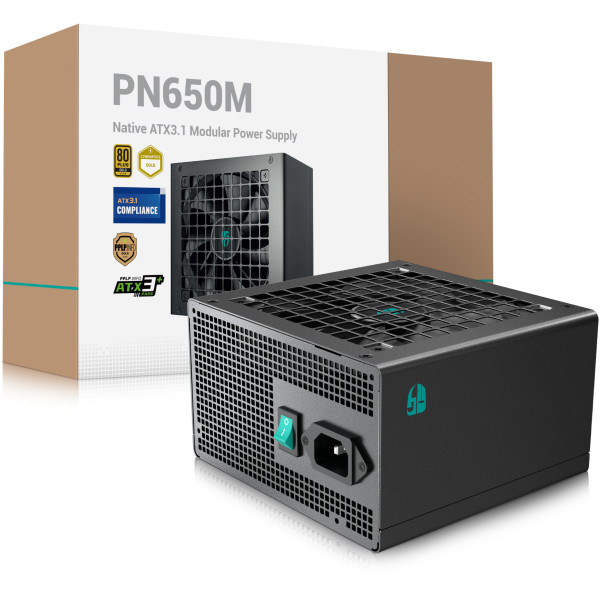 Фото - Блок питания для ПК Deepcool GamerStorm PN650M 650W (R-PN650M-FC0B-JGEU)