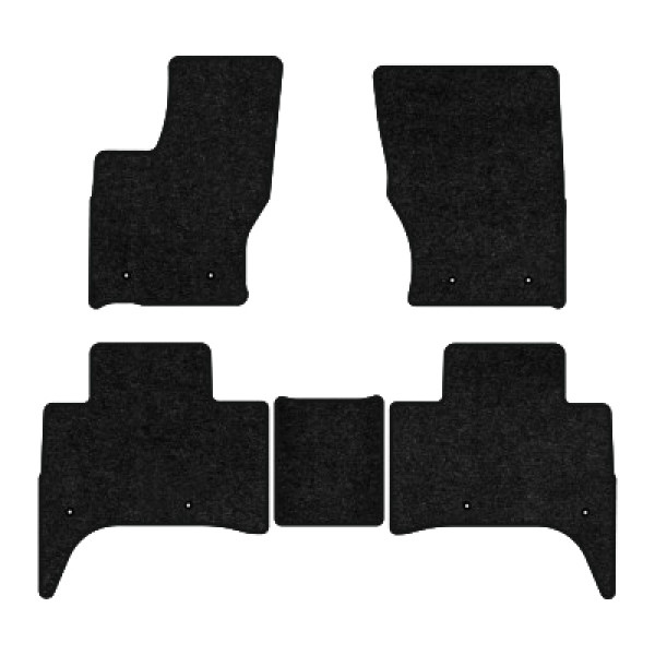 Фото - Коврики ворсовые в салон авто EVAtech Standard для Land Rover Range Rover Sport (L494) 2013-2022 2 поколение SUV EU черный кант (LR33640CB5LA8VEB)