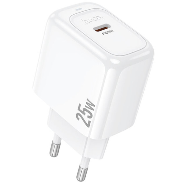 Фото - Сетевое зарядное устройство HOCO CS53A Surplus single port PD25W charger White (6942007631488)