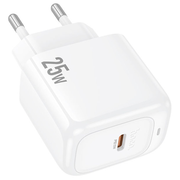 Фото - Сетевое зарядное устройство HOCO CS53A Surplus single port PD25W charger White (6942007631488)