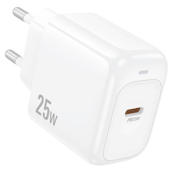 Фото - Сетевое зарядное устройство HOCO CS53A Surplus single port PD25W charger White (6942007631488)