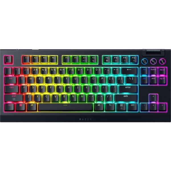 Фото - Клавиатура беспроводная игровая Razer BlackWidow V4 Low-Profile TKL Green switch (RZ03-05450500-R3M1)