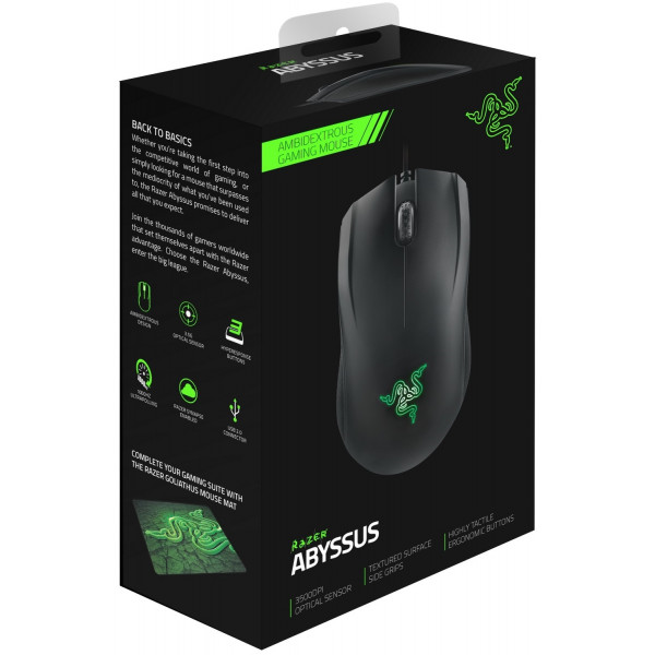Фото - Мышь компьютерная Razer Abyssus 2014 Essential (RZ01-01190100-R3G1)
