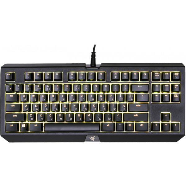 Фото - Клавиатура проводная игровая Razer BlackWidow TE Chroma V2 Yellow switch (RZ03-02190800-R3M1)