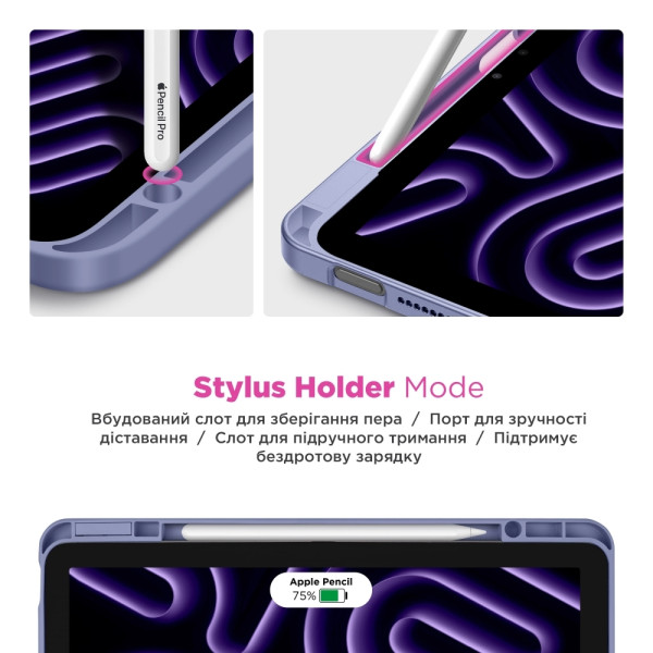 Фото - Чехол для планшета Armorstandart Y-Type PEN for Samsung Galaxy Tab A9+ Purple (ARM85505)