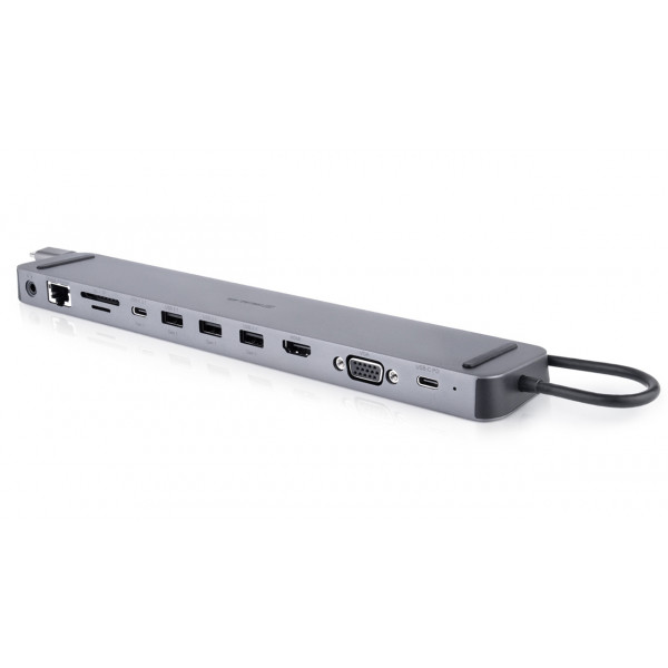 Фото - Хаб USB REAL-EL CQ-1000 Space Grey (EL123110005)