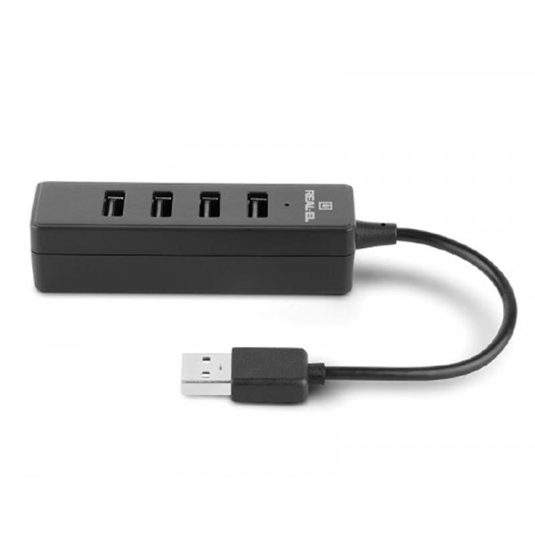 Фото - Хаб USB REAL-EL HQ-154 Black (EL123110007)