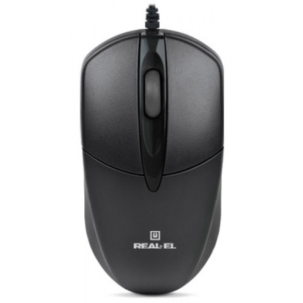 Фото - Мышь проводная REAL-EL RM-211 USB Black