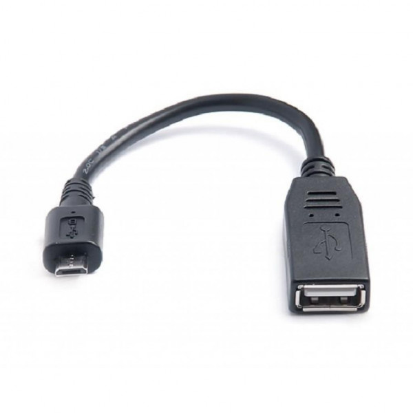 Фото - Кабель REAL-EL USB 2.0 OTG 0.1m Black (EL123500014)