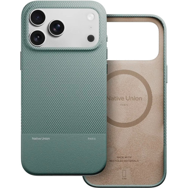 Фото - Чехол для смартфона Native Union RE Classic Case Slate Green for iPhone 17 Pro Max (RECLA-GRN-NP25PM) Фото - Чехол для смартфона Native Union RE Classic Case Slate Green for iPhone 17 Pro Max (RECLA-GRN-NP25PM)