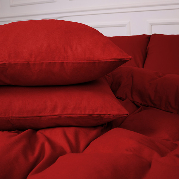 Фото - Комплект постельного белья MirSon 009 Red 2x143x210 см (2200009651663)