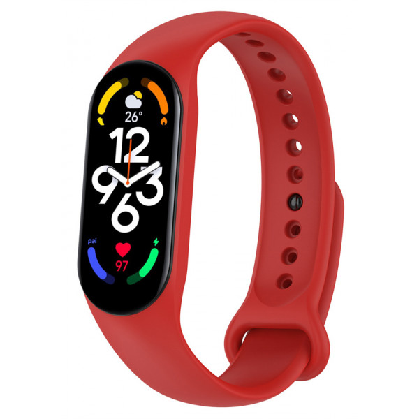 Фото - Ремешок для фитнес-браслета BeCover for Xiaomi Mi Smart Band 7 Red (707485) Фото - Ремешок для фитнес-браслета BeCover for Xiaomi Mi Smart Band 7 Red (707485)