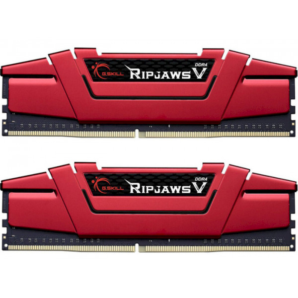Фото - Память DDR G.Skill Ripjaws V Red DDR4 2x4GB/2666 (F4-2666C15D-8GVR)