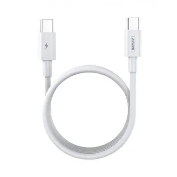Фото - Кабель синхронизации данных Remax RC-183с USB Type-C-USB Type-C Marlik PD 100W 2m White (6954851205906)